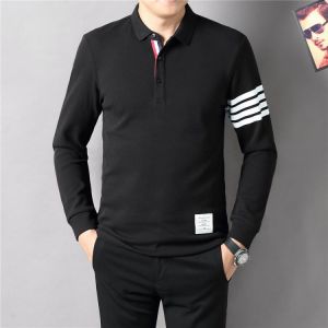 High Quality Spring Autumn Cotton Embroidery Logo Casual Polo Shirts Men's Long Sleeve Polo Shirt 2021 New Arrival Tops Tee 3