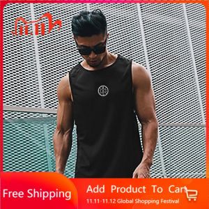 New Mens Running Mesh Muscle Casual Tank Top Fitness Summer Fashion Quick Dry Vest Clothing Bodybuilding Sport Sleeveless Shirt