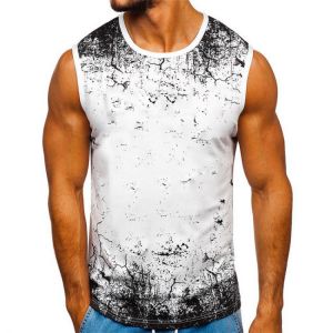 2020 Fahion Brand Men Sleeveless Slim Gym Tank Top Summer Muscle Bodybuilding Fitness Tee Shirt Sport Tank Men's Clothing Ves