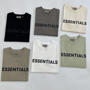 Oversized Essentials T-Shirt 100%1:1 Essentials Loose Quality t-Shirts Summer Men and Women Movement Hip-Hop Cotton T Shirts