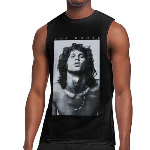 New Doors Photo Jim Morrison Rock Metal Band Men'S Clothing Tank Top Gym Clothing Waistcoat Men'S Vest Men'S Tank T