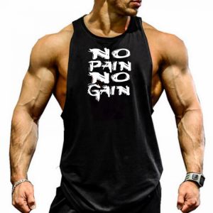 Gym Brand Clothing Tank Top Men Bodybuilding Fitness Training Running Vests Muscle Singlets Fashion Workout Man Sleeveless Shirt