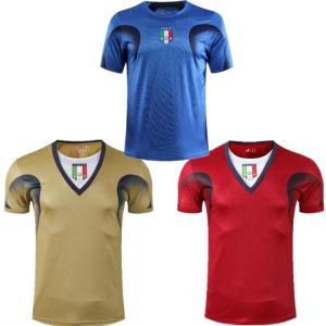 Maglia Calcio Italy Jersey 2006 Retro Roberto Baggio Totti Maldini Goalkeeper Buffon
