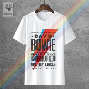 Bowie T Shirt Ziggy Stardust Poster Glam Rock Pop Dtg