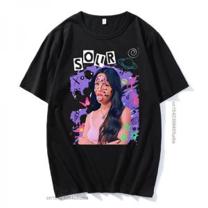 Hot Sale Fashion Summer Anime Olivia Rodrigo New Tshirt Printed O-Neck High Quality Oversized Comfortable Short Tee- Tops