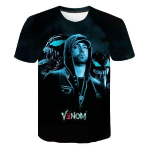 New Summer Fashion Eminem 3D Print T Shirts Men Women Children Casual Hop-Hip Streetwear Sweatshirts Short Sleeve Tee