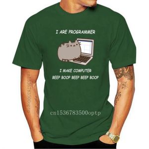 I Are Programmer I Make Computer Beep Boop Men'S Black T-Shirt Fashion Classic Tee Shirt