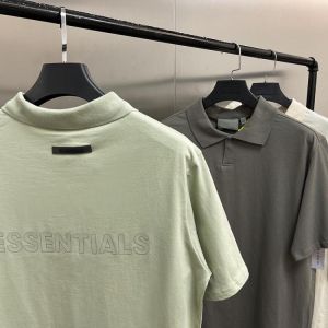 2021 new Polo four seasons fashion brand 100% cotton rubber green letter print hip hop loose men's oversize short sleeves tee