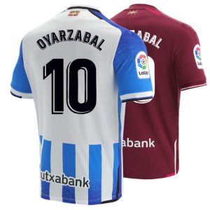 New 2021-22 Real Sociedad Camiseta Soccer Jersey High quality Customize Mikel Oyarzabal Alexander Isak  Portugues Merino