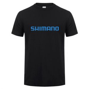 Shimano T Shirt  Men Cotton Summer Short Sleeve Funny Fishing Tops Tee LH-328