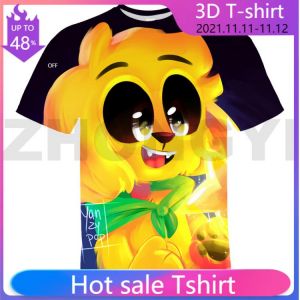 3D Cartoon Magic Game Mikecrack Tshirt Tops Tee Kawaii T-shirt Teenager Anime Streetwear Harajuku Female O-Neck T Shirt Kids New