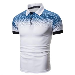 Fashion Men's Casual Polo Shirt Simple Style Fashion Polo Shirt