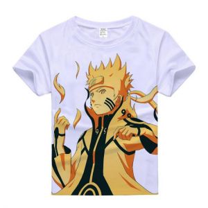 Kakashi Hatake T Shirt Sasuke Uchiha Printed Anime T-shirt Men's and Women's Short Sleeve Tops Casual Fun Summer T-shirt