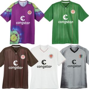 St Pauli soccer Jersey 21 22 HOME AWAY THIRD Gray red white 2021 2022 Football shirt camiseta de fUtbol