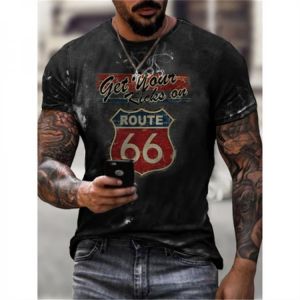 2021 new 6 beer shield printing trend men's fashion loose quick-drying T-shirt casual handsome round neck short-sleeved shirt
