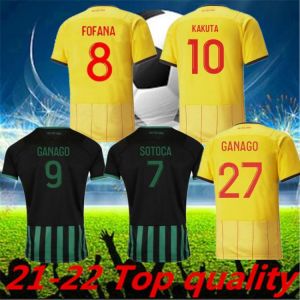 2021 22 Lens Jersey Training Uniform Men child Football Shirt