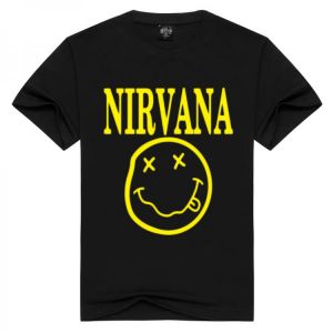 Nirvanas T-shirts Men/Women Summer Cotton Tops Tees Print T shirt Men loose o-neck short sleeve Fashion Tshirts Plus Size S-3XL