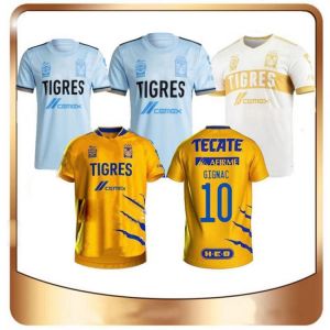 League MX 2021 2022 Tigers home away Jerseys Men football T-shirt GIGNAC THAUVIN UANL football shirt kids kits