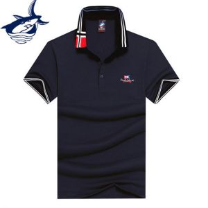 2020 New arrival fashion men polo shirt brand Tace & Shark men camisa masculina cotton breathable shark men polo shirt