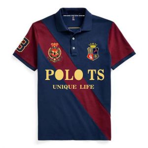 New summer Eden Big Horse Ralp polo shirt men short sleeve polos shirts stripes slim fit mens clothes dress poloshirt