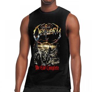 Obituarythe End Completeusa Death Metal Band Men'S Clothing Tank Top Gym Clothing Waistcoat Men'S Vest Men'S Single