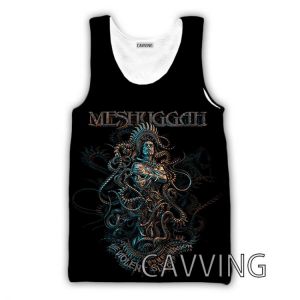 CAVVING 3D Printed  Meshuggah Tank Tops Harajuku Vest Summer Undershirt Shirts Streetwear for Men/women