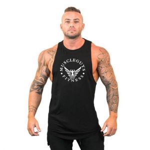 Gym Tank Tops Brand Casual Cotton Men Sleeveless Fashion Bodybuilding Clothing Undershirt Fitness Stringer Muscle Workout Vest