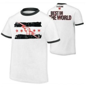 Summer New Short sleeve Wrestling CM Punk Best Since The Day One Of The Men Printed T-shirt 2020 Men T-shirt European Size S~XL