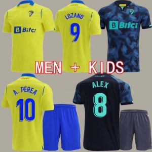 New 21 22 Cádiz CF soccer jerseys cadiz 2021 2022 boys child LOZANO ALEX MÁGICO CAMISETA ASCENSO A.NEGREDO football shirts kits