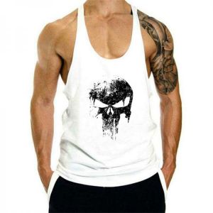Men's Summe Vests Gym Sleeveless Clothing Running Sport Bodybuilding Tank Top Men Fitness Shirt Muscle Guys Sleeveless Vest