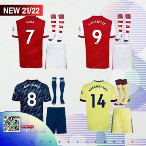 21-22 Custom Arsenales Shirt Children 2022 Free Shipping 2021 Top Thai Best Quality Top Best Sale +Sock
