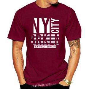 New 2021 York City Brooklyn Men's T-Shirt Cotton Tee Shirt Fashion Classic Style