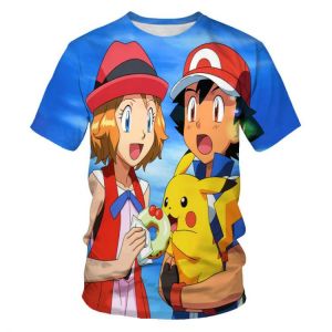 Summer fashion trend cute baby 3D printing pattern men's casual T-shirt suitable for family and parents parent-child clothing