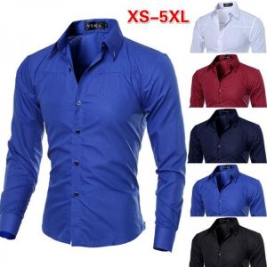 Men's Classic Business Long-sleeved Slim-fit Formal Shirt