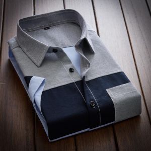 Men Summer Cotton Dress Shirts Short Sleeve Slim Shirts Good Quality Men Large Size Formalwear Casual Shirts Size 5XL