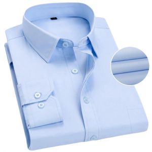 Men's Casual Shirt 2020 Summer Long Sleeve Slim Fit Business Shirts For Male Big Size 5XL 6XL 7XL Men Dress Shirt  Chemise Ho