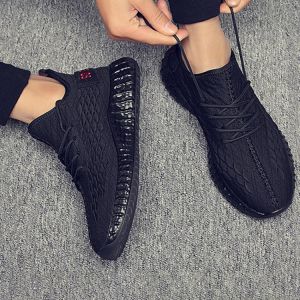 Light Weight Running Shoes For Men 2020 Spring Autumn Comfortable Anti Slip Male Shoes Outdoor Walking Sneakers Men Black