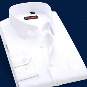 Men's Long Sleeve White Shirt Brand Business casual Dress Male Shirt classic Business Occupation men clothing Big Plus Size B