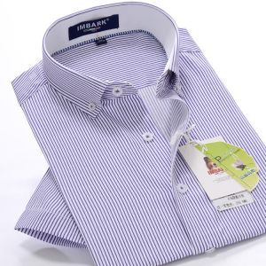 new arrvial Summer men's short-sleeved striped shirt super large formal obese high quality plus size M -5XL 6XL 7XL 8XL 9XL 1