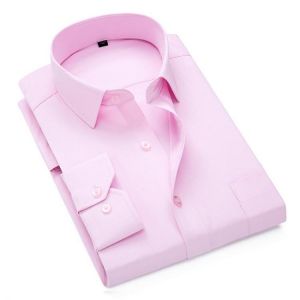 High Quality Twill Men Shirt Business Work Long Sleeve Blouse Causal Formal Smart Casual White Pink Dress Shirts 7XL 8XL 9XL
