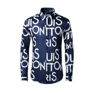Brand Printed Shirt men Long sleeve Slim Chemsie homme Brand Business 100% Cotton male dress Shirts Plus size M-4XL Camisas
