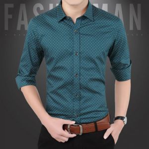 Men's Casual Shirt Slim Fit Men's Casual Button Down Shirt Long Sleeve Formal Dress Shirts Men Male Clothing Camisa Hot 