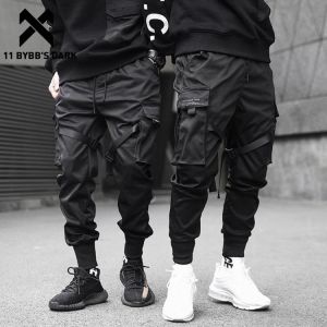 11 BYBB'S DARK  Men Joggers Pants Multi-pocket Elastic Waist Harem Pants Men Hip Hop Streetwear Sweatpants Pencil Pants Techw
