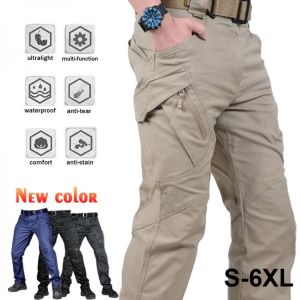 Men's Cargo Pants Multi Pockets Military Style Tactical Pants Cotto