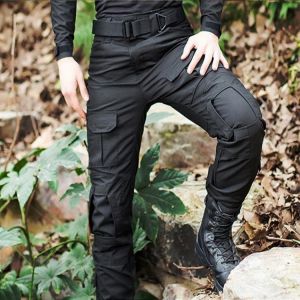 Pro Tactical Military Camouflage Cargo Pants Men Rip-Stop Anti-pilling Army SWAT Combat Trousers Breathable Casual Pants