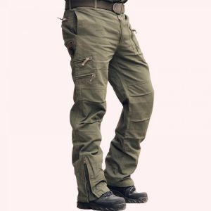 TACTICAL PANTS Airborne Jeans Trouser Male Casual Plus Size Cotton baggy Pocket MILITARY Style Army Camouflage CARGO PANTS Men