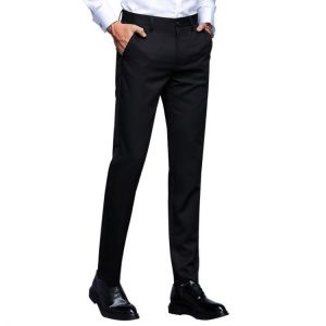 New casual pants men's young and middle-aged business slim trousers trousers men's straight long pants harem pants men