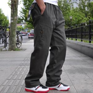 2019 New Cotton Men's Cargo Pants Casual Loose Mens Pant Multi Pocket Military Long Trousers Men High Quality Plus size 6XL