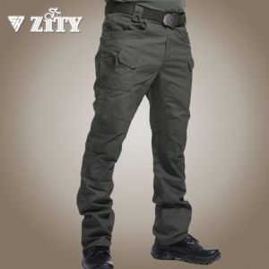 City Military Tactical Pants Men SWAT Combat Army Trousers Men Many Pockets Waterproof  Casual Cargo Pants Sweatpants S-5XL