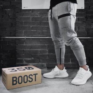 Muscle fitness brothers sports pants spring and summer thin section running training Slim feet trousers men's health pants ca
